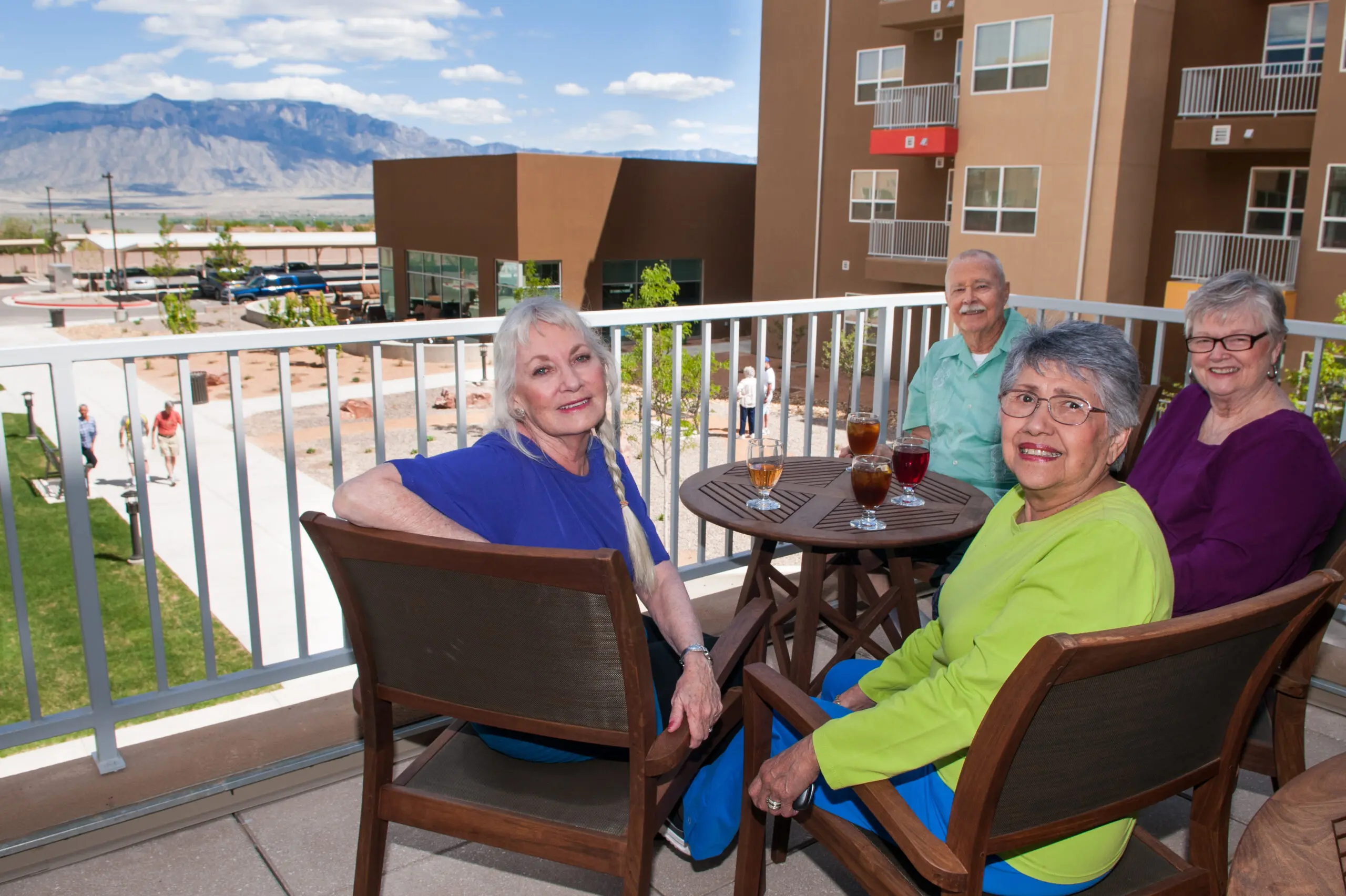 Private Balcony at The Neighborhood in Rio Rancho